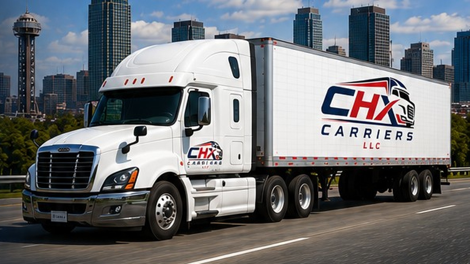 CHX Carriers truck in Texas